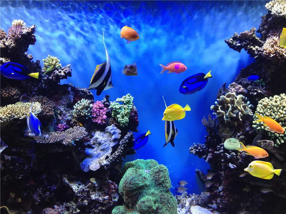 RGB аквариумный светильник, морской аквариум-амфибия, светодиодный светильник, светильник для аквариума, светодиодный светильник, погружной светильник для аквариума