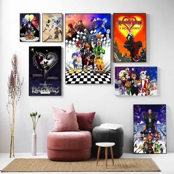 

Kingdom Hearts Cartoon Remix Design Posters And Prints Canvas Art Painting Wall Pictures For Living Room Decoration Home Decor