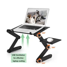Two Fan Computer Stand Portable Adjustable Foldable Laptop Notebook Lap PC Folding Desk Table Vented Stand Bed Tray computer desks portable adjustable foldable laptop notebook lap pc folding desk table vented stand bed tray school furniture