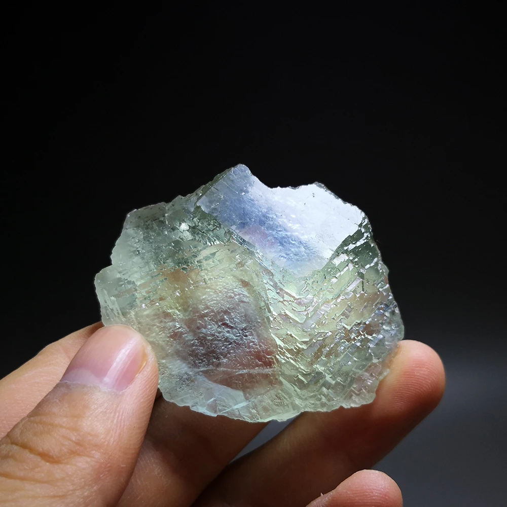 

61g Newly Launched Rare Minerals green fluorite crystal Hunan China B719