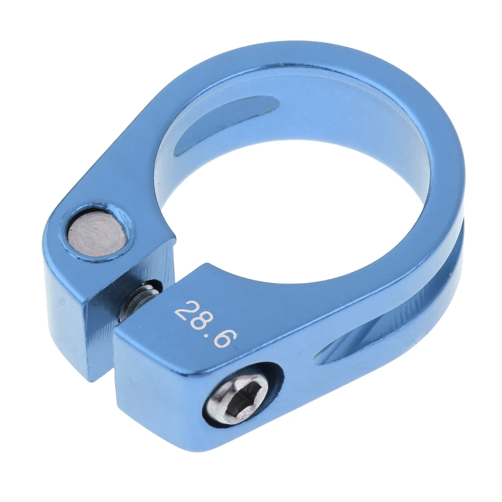 Alloy Seat Post Clamp 28.6//30mm Seatpost Saddle Tube Clip for Kids Bikes