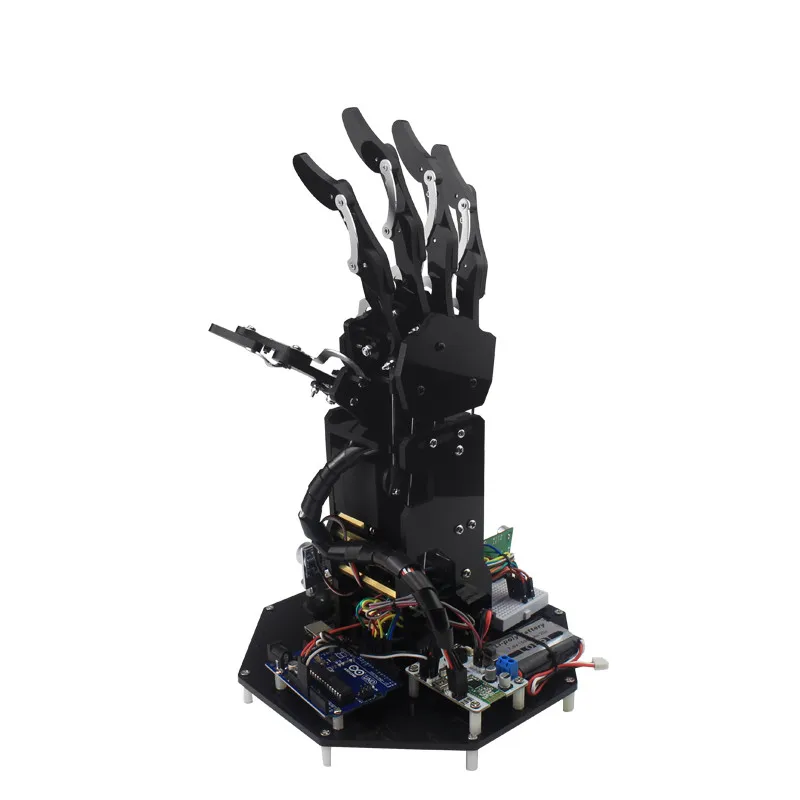

DIY Arduino Arm palm bionic robot 7.4 volt lithium battery RC parts robot toy