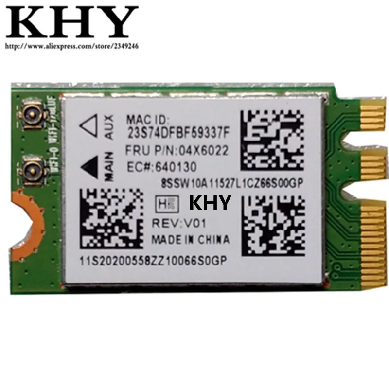 Atheros NFA335 M.2 NGFF Беспроводной карты для lenovo G40-70 G40-80 G50-80 B40-80 Z40-70 E455 E555 YOGA-500-14IBD 04X6022