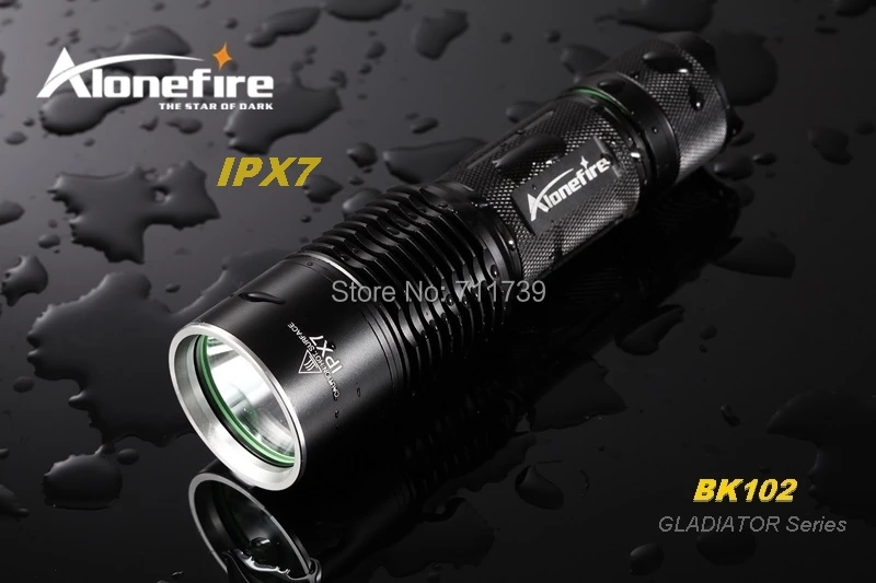 AloneFire GLADIATOR серии BK102 CREE XM-L2 светодиодный 5 Режим длинный диапазон светодиодный фонарик для 1x18650/1x26650/3 хааа батарейки