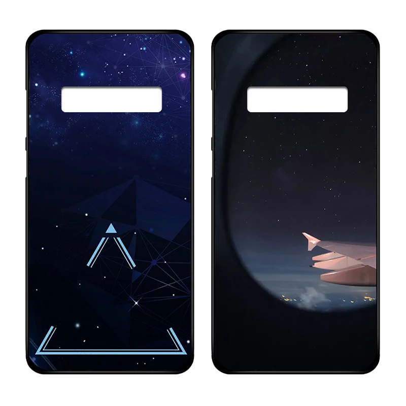 Чехол для Samsung Galaxy S10 с красочным рисунком мягкий силиконовый чехол телефона из