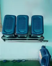 3-Hole Residual Oil Collection Shelf Waste Oil Collector Suspension Type