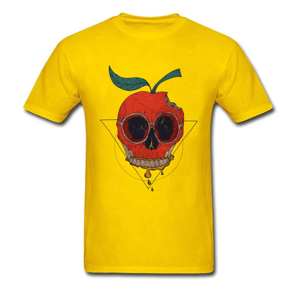 organic apple skul_yellow