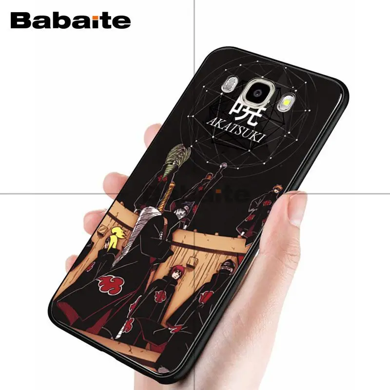 Твердый пластиковый чехол для сотового телефона из поликарбоната Babaite Naruto Akatsuki