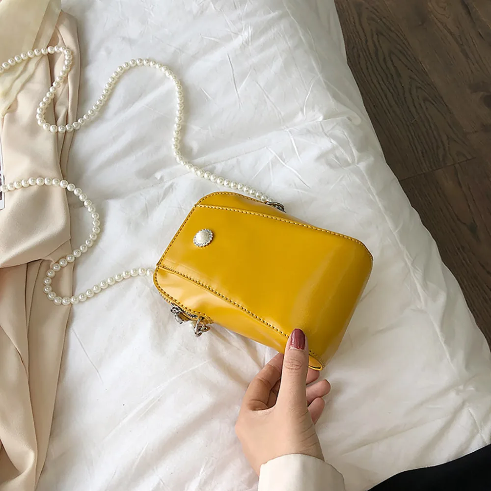 2019 woman sexy wild pearl crossbody package womens fashion shoulder bag city walking pack  pretty leather bags fanny pack  40J4 (13)