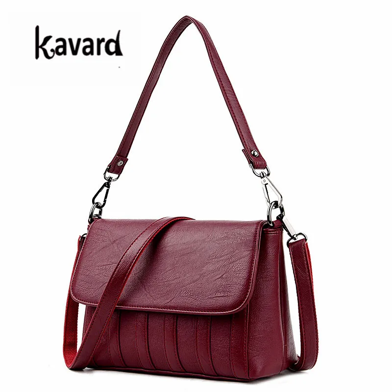 

Kavard Shoulder Bags Handbags Women Famous Brands High Quality Sac A Main Leather Handbag Women Messenger Bags for 2017