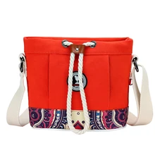 Petit Femmes Toile Sacs Messenger Sac Hobos Maman Sac À Couches Pour Bébé À Langer Voyage Cross body Femmes Sacs à Bandoulière