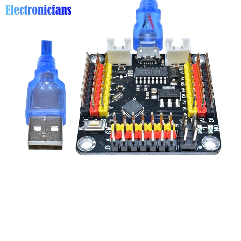 

DM Strong Series module For Arduino NANO V3.0 Atmega328 Micro USB CH340 v3.0 ATMEGA328 Pro Mini Controller Board with cable