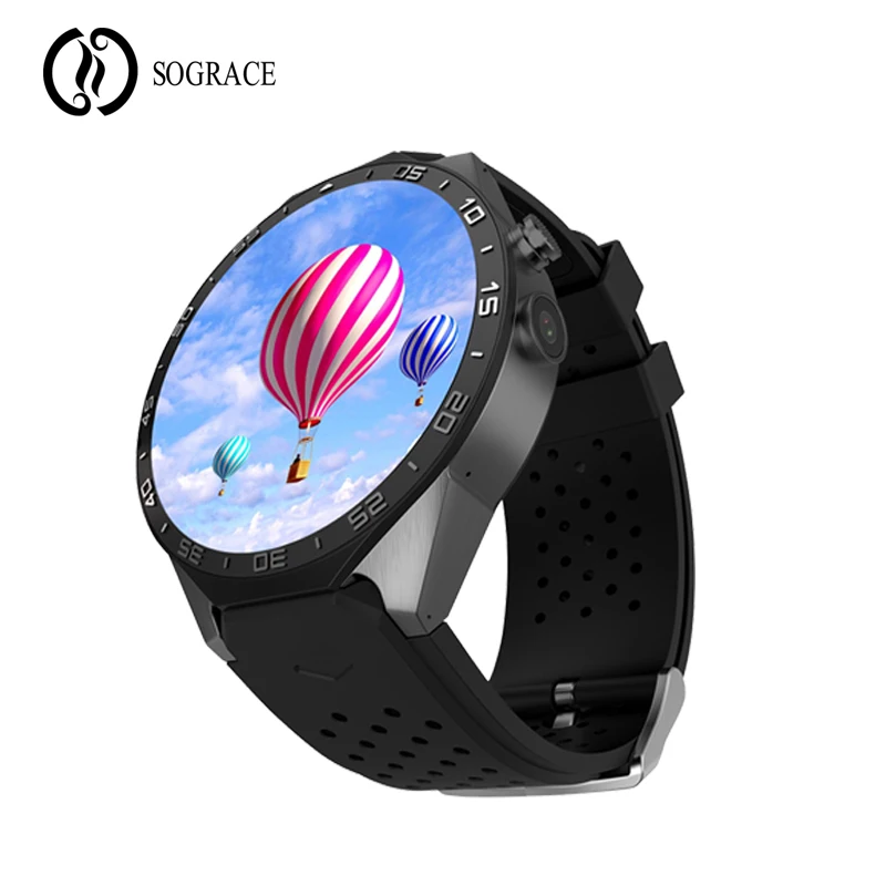 

KW88 Smart Watch 3G WIFI GPS bluetooth Android 5.1 IOS 1.39" IPS Touch Screen 400mAh Smartwatch Support SIM Card WiFi Call