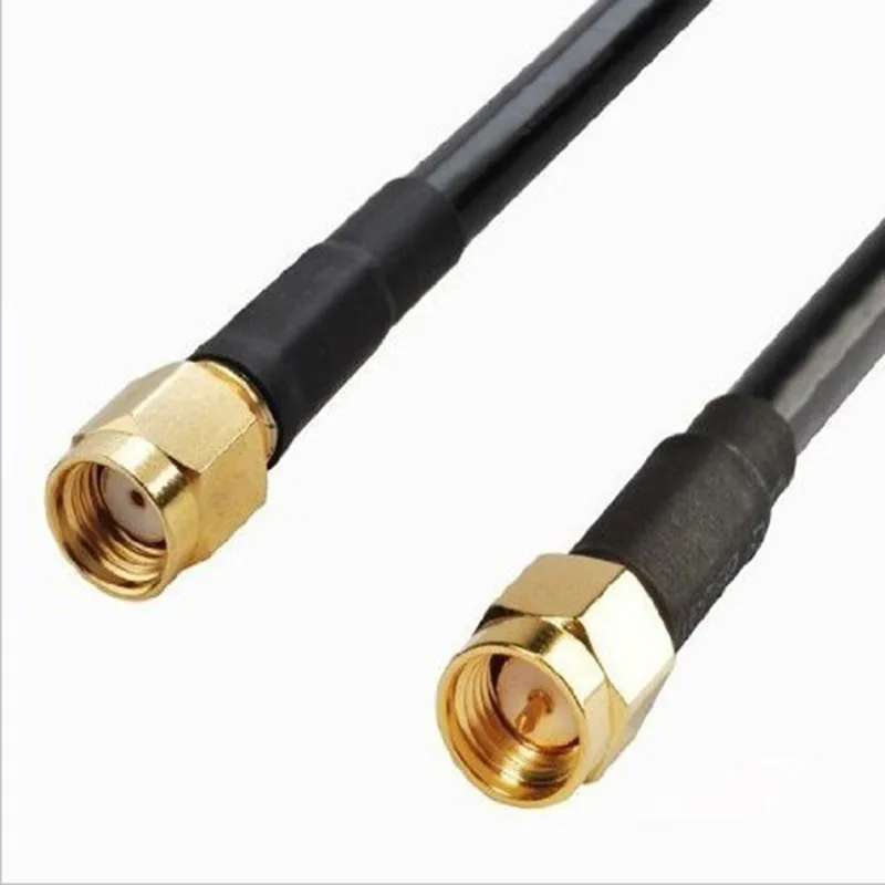 

ALLISHOP 10m/32ft Antenna Extension Cable, RP-SMA Male to Male Connector for Wi-Fi Wi Fi Router RG58 Coaxial Cable