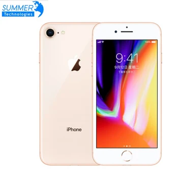 

Original Unlocked Apple iPhone 8 LTE Mobile Phone 4.7" 12.0MP Hexa Core 2GB RAM iOS Fingerprint Used Smartphone iPhone 8