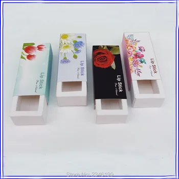 

50pcs/lot 28x28x90mm 25x25x85mm High-end New Arrival DIY Lip Balm Packing Boxes, Empty DIY Packing Box of Lipstick Tubes