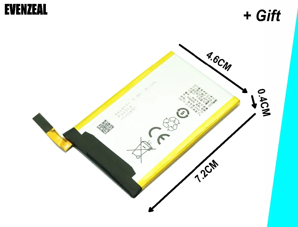 EVENZEAL 1x Высокое качество 3.8Vdc умный мобильный телефон Литий полимерный