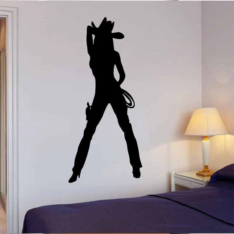 Sexy Girl Club Sticker naked Decal Muurstickers Posters Vinyl Wall Decals Pegatina Quadro Parede Decor Mural | Дом и сад