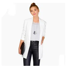 OLOME Женское пальто Блейзер Mujer новинка года, однотонный, весна-осень, Feminino Manga Longa, женские блейзеры, куртки высокого качества, 5 цветов