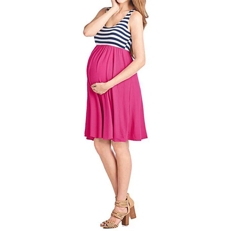 MODENGYUNMA для беременных Платья лайкра Одежда для беременных Для женщин Одежда для беременных Костюмы фотосъемка сращивания платье