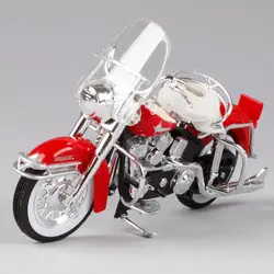 Maisto 1:18 harley красный мотоцикл литья под давлением 1962 flh duo glide модель мотоцикла motorcar die-cast игрушка для коллекции 39360