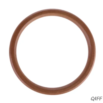

Wooden Round Shaped Handles Replacement For Bag Handbags Purse Shopping Tote