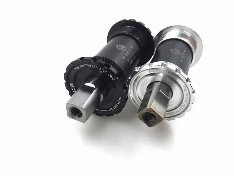 Titanium BSA english threaded square taper bottom bracket 119mm for brompton144g