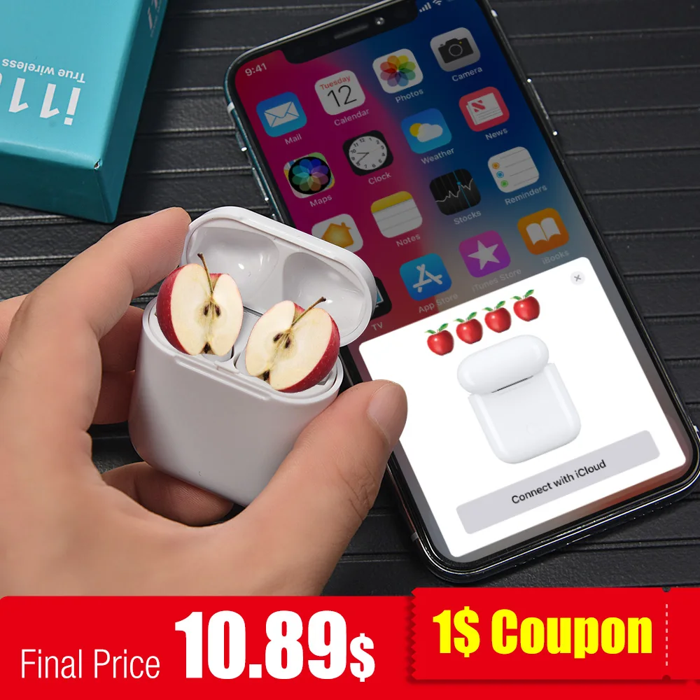 

i11 Tws Pop up W1 Chip PK i30 i60 i80 tws Bluetooth 5.0 Earphones Wireless Earphones PK aire2 i7s i9s i10 i12 i20 Tws LK-TE9