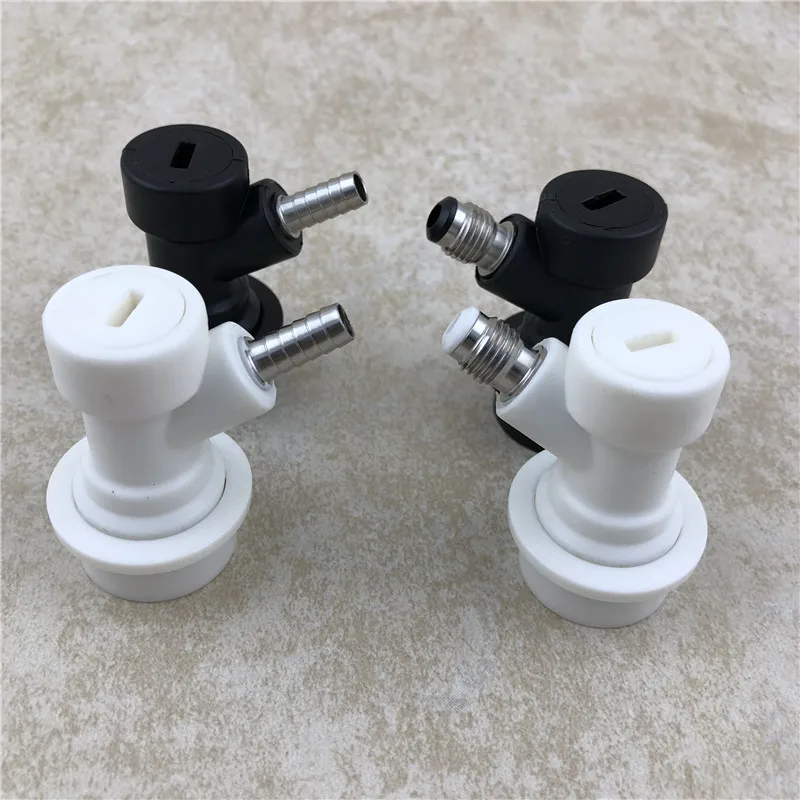 

Homebrew Beer Keg Ball Lock Disconnects Kit Flared - Barb and Thread(GAS+LIQUID)