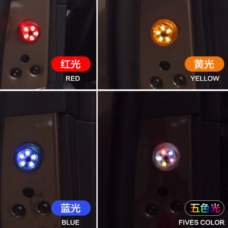 24pcs Car Door LED Opening Warning Decorative lamp safely Flash Welcome Light Wireless Anti-collid signal light for all cars