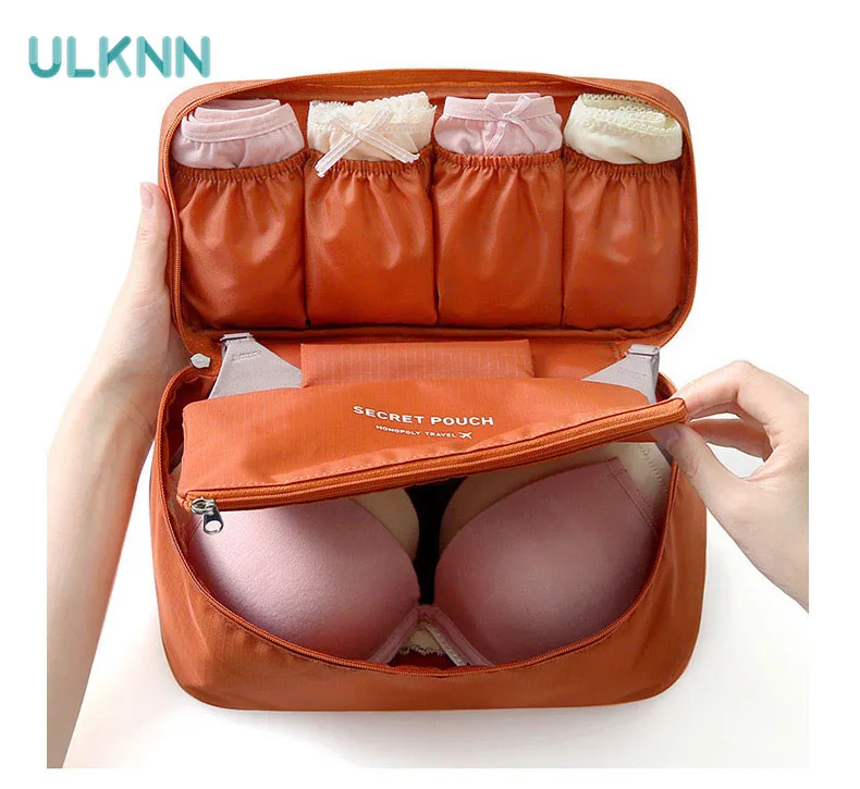

Folding Travel Waterproof Bra Receive Bag Underwear Box Drwaer Origanizers Six Colors Supply