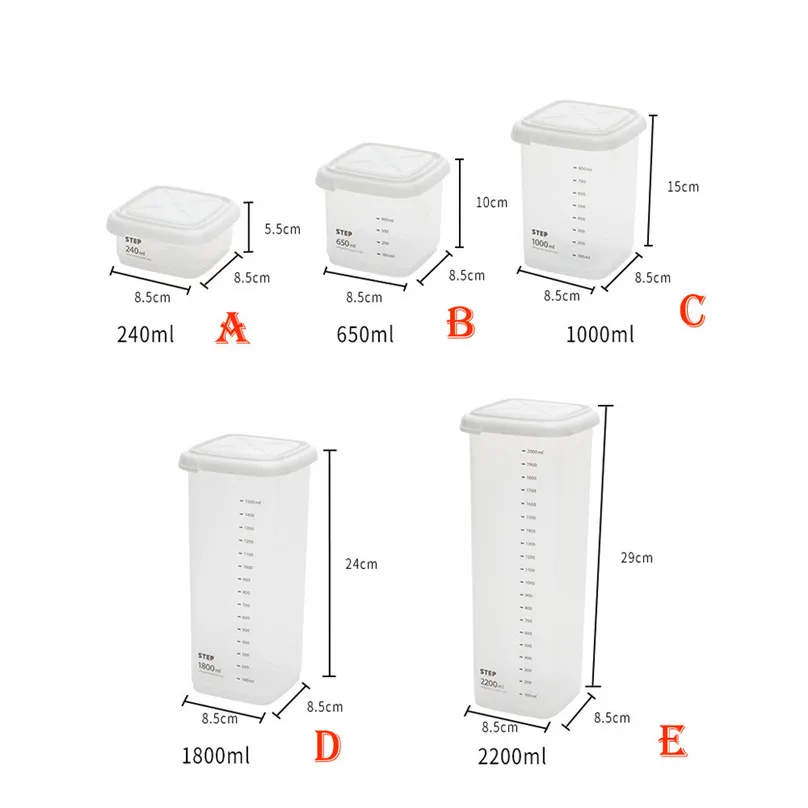 1pc high quality Plastic Cereal Dispenser Storage Box Kitchen Food Grain Rice Container Nice Storage Box Bottle new #3d07 (1)