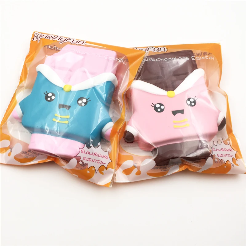 

1PC SquishyFun Kawaii Chocolate Doll Squishy Slow Rising Scented Bread Squishies Wholesale Miniature Food Kids Toys Gift