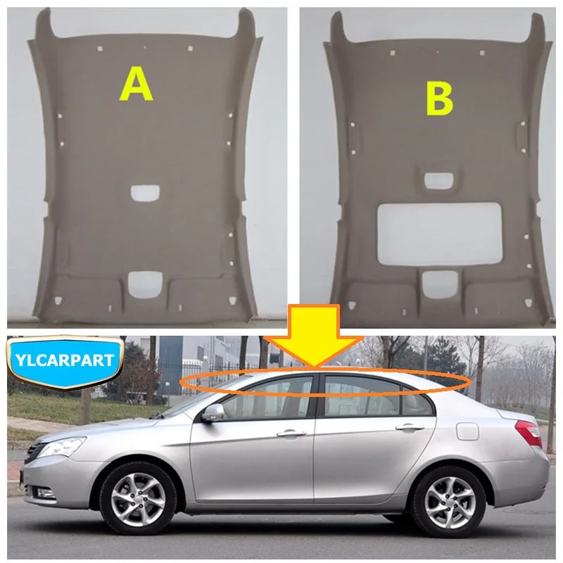 

For Geely Emgrand 7 EC7 EC715 EC718 Emgrand7 E7, Car roof aboard liner