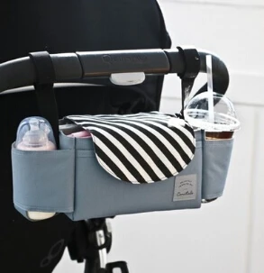 Universal Buggy Baby Pram Organizer Bottle Holder Stroller Caddy Storage Bag Child A ccessories 350*120*120mm - Цвет: C