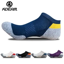 KDEAM фирменные носки для малышей носки с Для мужчин Горячая 5 пар/компл. высокое качество Для мужчин хлопковые носки из бамбукового волокна; Классический Обувь с дышащей сеткой горный SKDK004