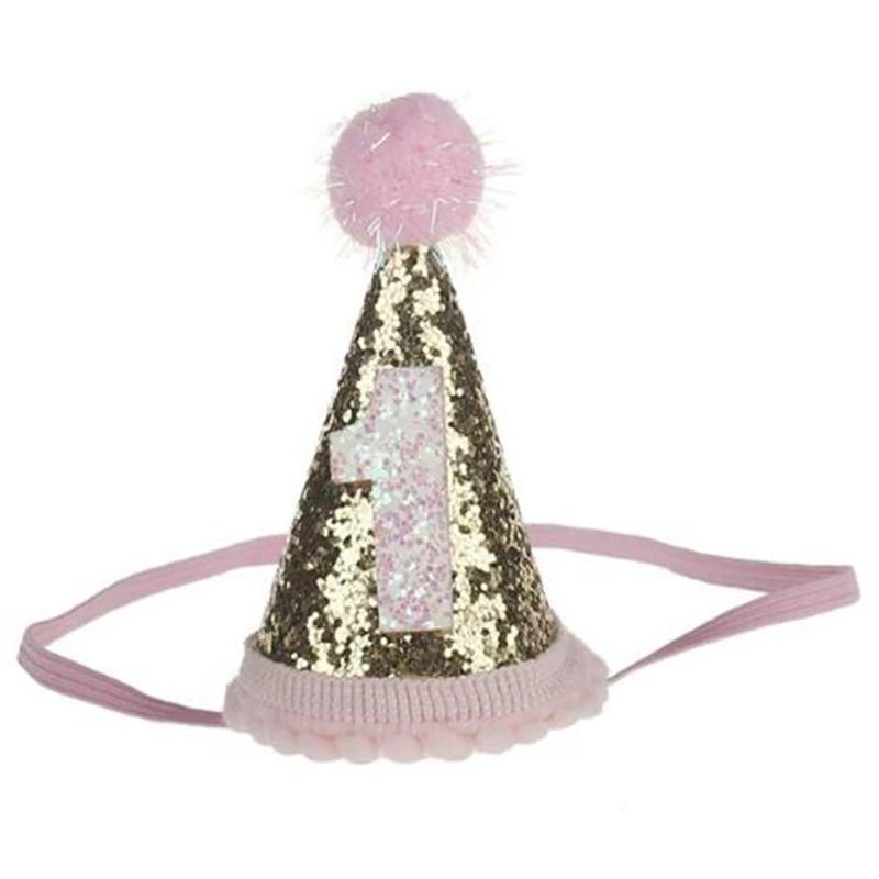 Joy-enlife 1 год, украшение для дня рождения, Детская корона принцессы, 1 день рождения, первый день рождения для мальчиков и девочек, 1 день рождения, детский душ - Цвет: Style 18