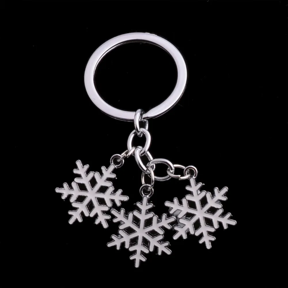 брелок снежинка