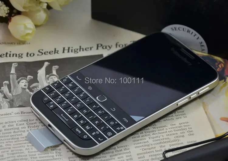 refurbished iphone Original BlackBerry Classic Q20 cell Phone unlocked Dual core 2GB RAM 16GB ROM 8MP Camera AZERTY Keyboard, Free Shipping backmarket phones