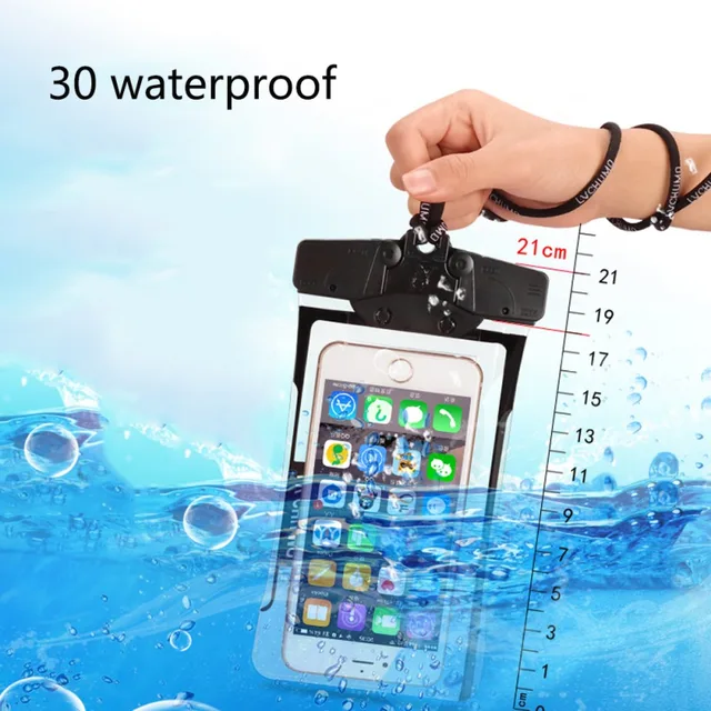 US $2.15 Swimming Bags Mobile Phone Waterproof Bag Underwater Drifting Swimming Outdoor Sports Touch Screen 