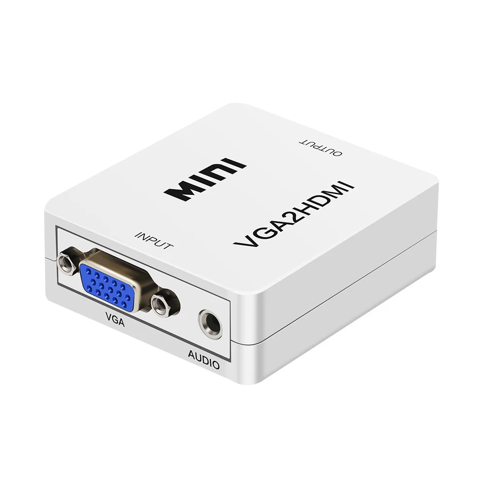 VGA в HDMI Мини VGA2HDMI конвертер адаптер с 1080P Аудио разъем для ноутбука ПК HDTV проектор портативный - Цвет: series1