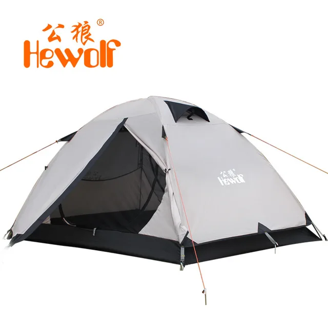 Cheap PU coating waterproof 5000mm Double layer outdoor tent camping tent camping equipment manufacturer specializing in anti- rain