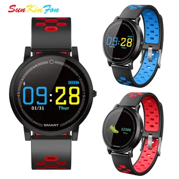 

S6K Color Screen Smart Sport Bracelet Heart Rate Fitness Tracker Smart Wristband Blood Pressure Watch for iPhone X 8 Plus 7 Plus