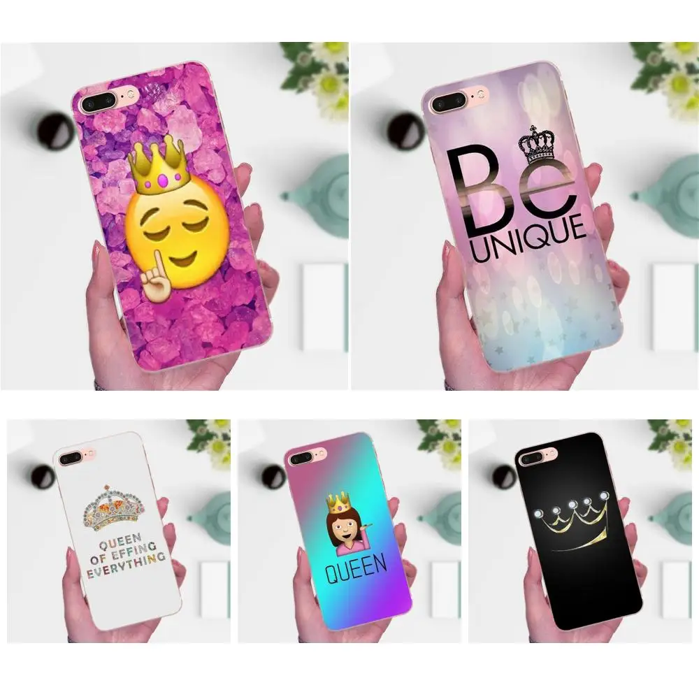 Best For Apple iPhone 4 4S 5 5C 5S SE 6 6S 7 8 Plus X XS Max XR Soft Cell Cover Case Princess Queen King Crown