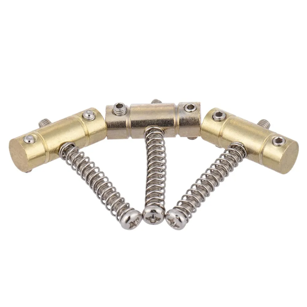 

Hot Sale 3pcs Brass Guitar Bridge Compensated Saddles for Telecaster Replacement Part