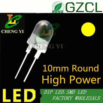 

Free shipping 10mm YELLOW led diode 0.5w Round dip led Taiwan chipset 2.0-2.2V(CE&Rosh)