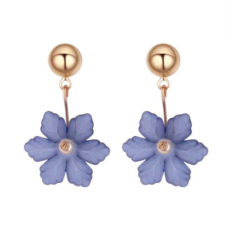

DIY Korean Popular Sweet Personality Lovely Acrylic Flower Earrings Creative Romantic Drop Earrings Jewelry Accessories RHQ138