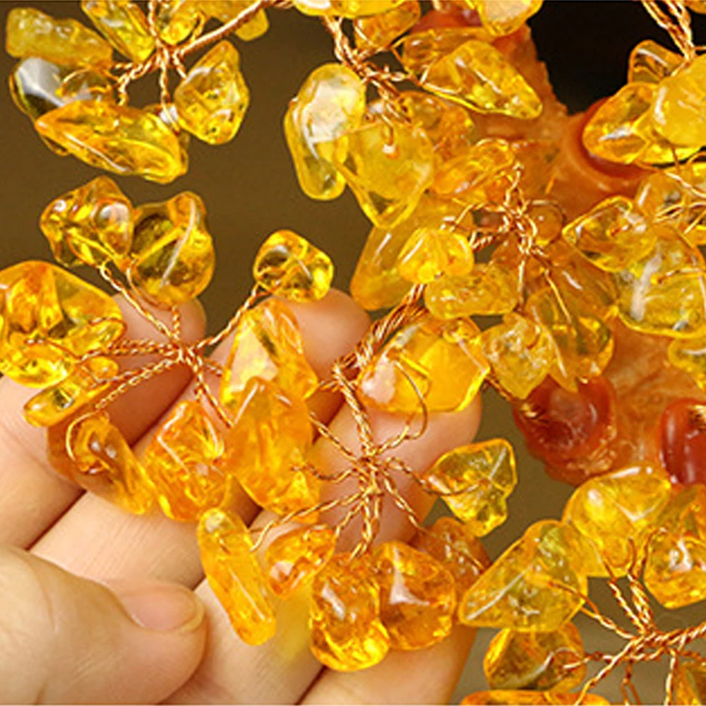 Цена Денежное дерево орнамент Фортуна дерево орнамент Yuanbao дерево золото слиток дерево орнамент гостиная Нежный Кристалл красивый