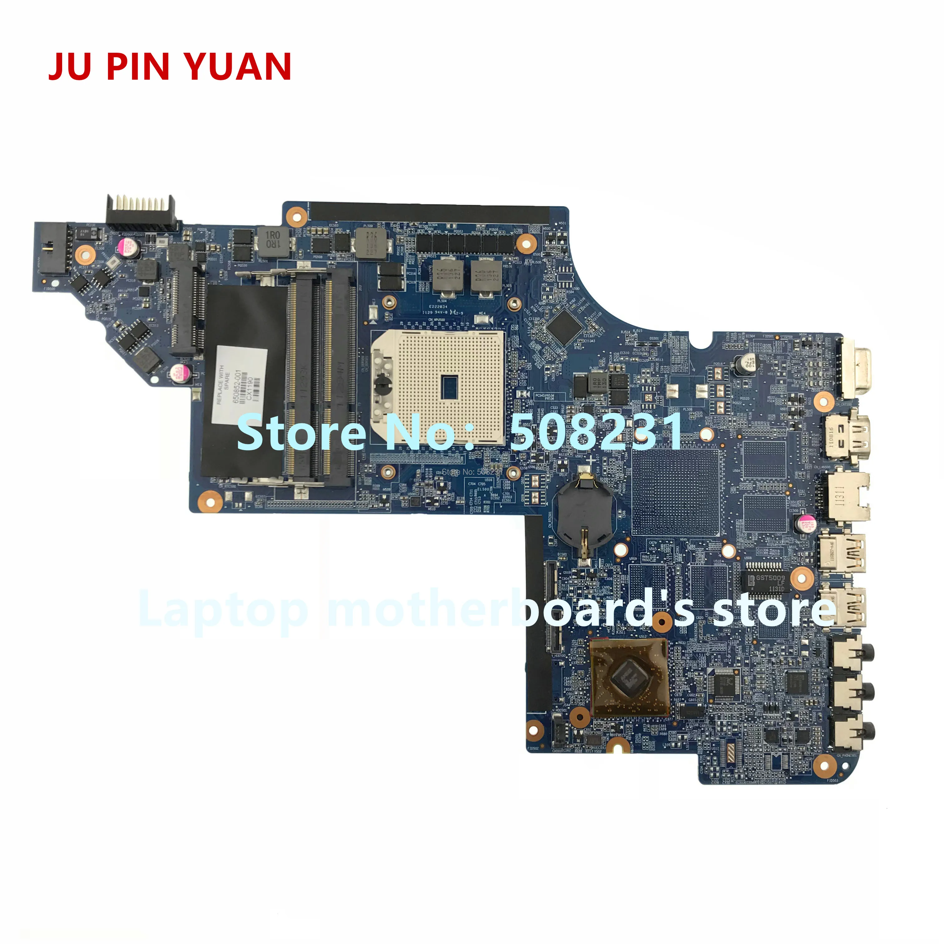 JU PIN юаней L01039-001 L01039-601 DA0X8BMB6F0 материнская плата для ноутбука для hp ProBook 430 G5 440 G5 Тетрадь PC I5-8250U полностью протестированы