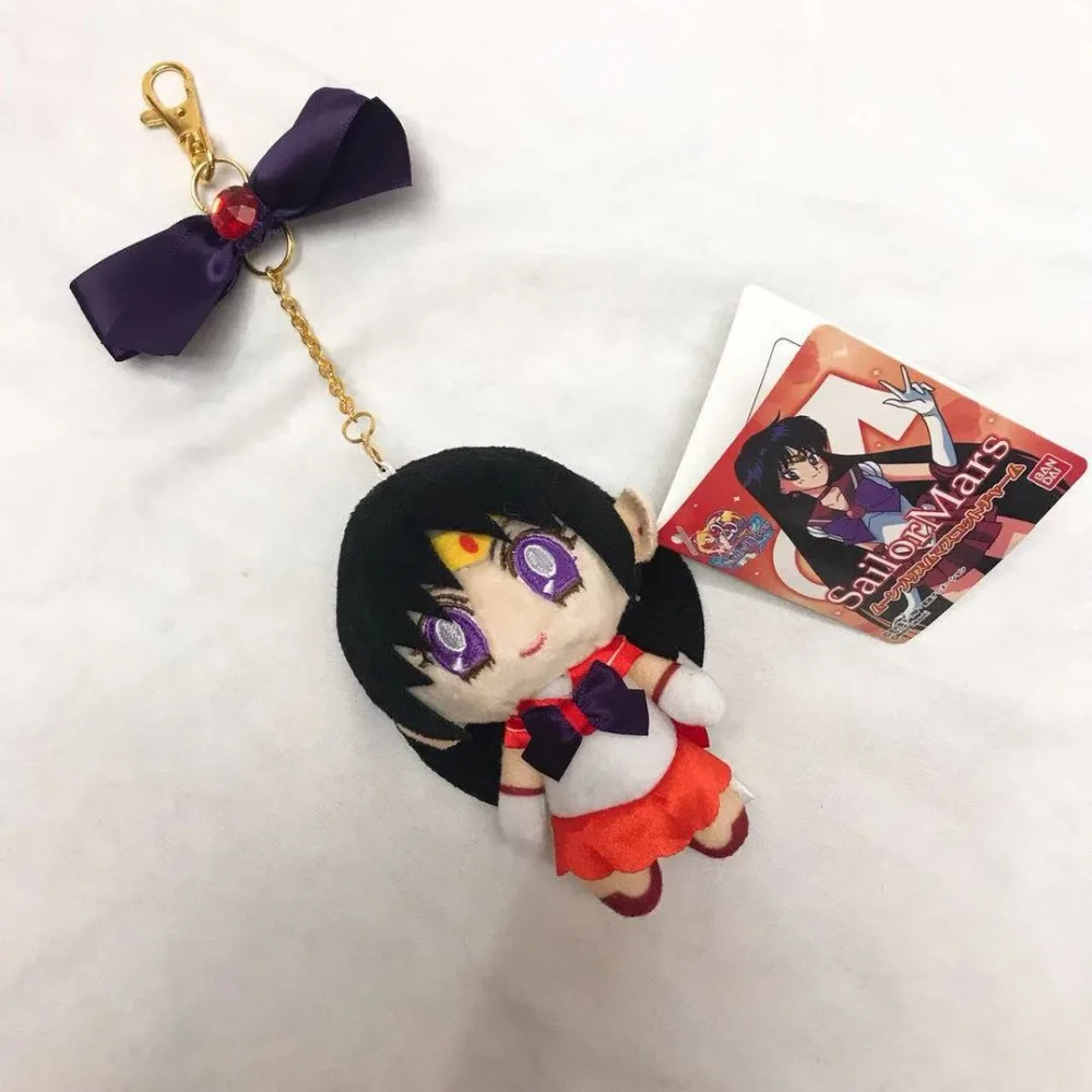 6 шт./компл. 25 й плюшевый Сейлор Мун sailorVenus sailormars bailor chibi брелок луна Шарм oyuncak